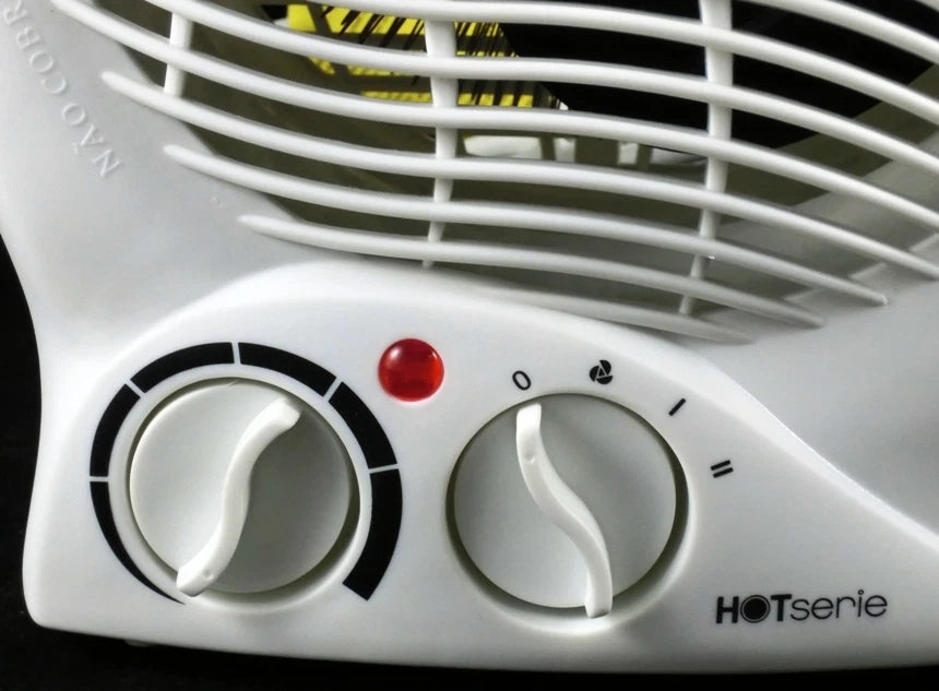 Elektrischer Heizlüfter 2000W / 1000W – Kompakte Heizung mit 3 Heizstufen