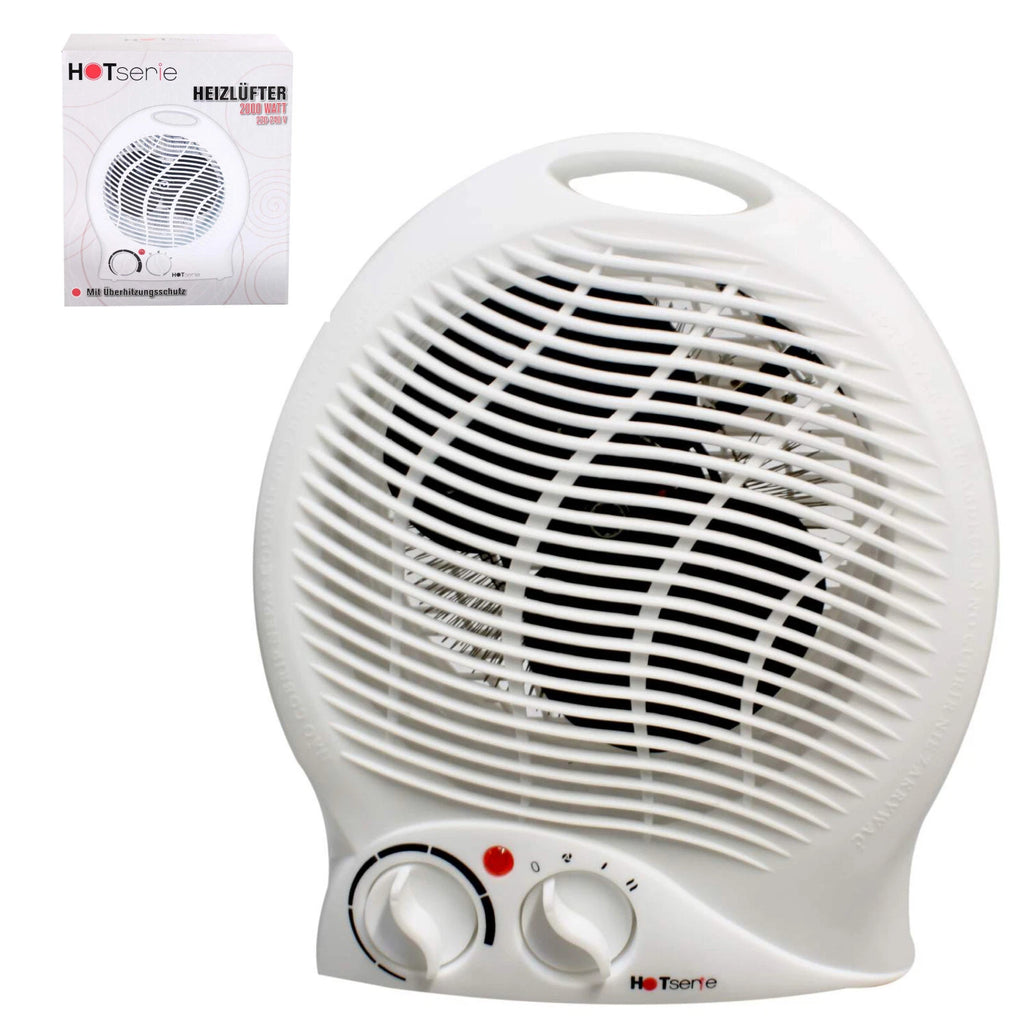 Elektrischer Heizlüfter 2000W / 1000W – Kompakte Heizung mit 3 Heizstufen