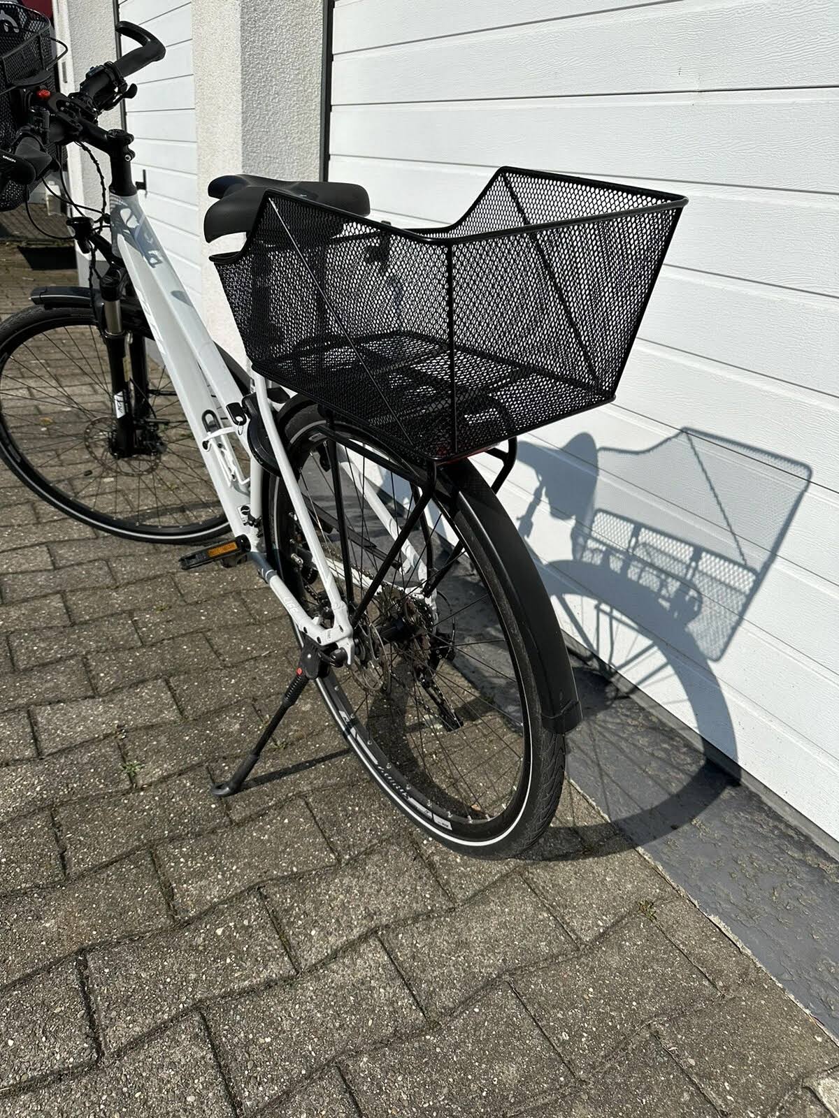 Gepäckträgerkorb Fahrrad – Engmaschiger Drahtkorb, Festmontage